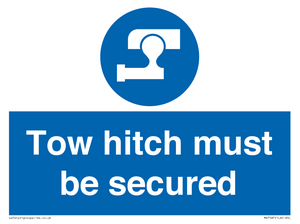 MV7587: Tow hitch must be secured