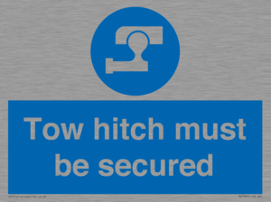 MV7587: Tow hitch must be secured