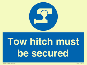 MV7587: Tow hitch must be secured