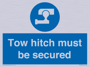 MV7587: Tow hitch must be secured