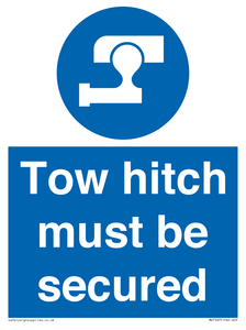 MV7587: Tow hitch must be secured