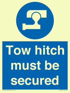 MV7587: Tow hitch must be secured