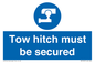 MV7587: Tow hitch must be secured