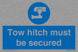 MV7587: Tow hitch must be secured