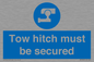 MV7587: Tow hitch must be secured