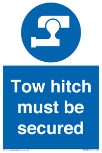 MV7587: Tow hitch must be secured