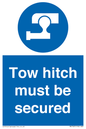 MV7587: Tow hitch must be secured