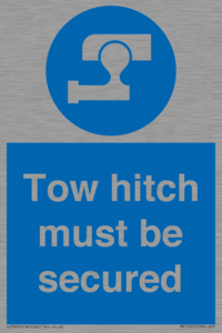 MV7587: Tow hitch must be secured