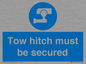 MV7587: Tow hitch must be secured