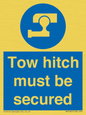 MV7587: Tow hitch must be secured