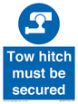 MV7587: Tow hitch must be secured