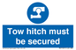 MV7587: Tow hitch must be secured