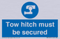 MV7587: Tow hitch must be secured
