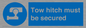 MV7587: Tow hitch must be secured