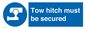 MV7587: Tow hitch must be secured