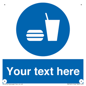 MV7601: Custom mandatory eat and drink