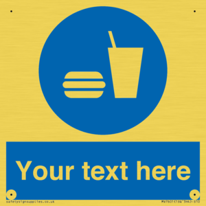 MV7601: Custom mandatory eat and drink