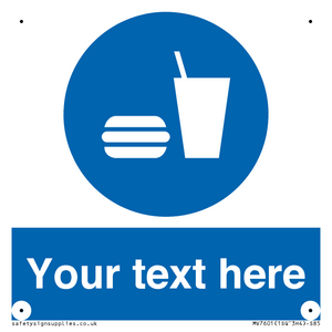 MV7601: Custom mandatory eat and drink