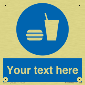 MV7601: Custom mandatory eat and drink