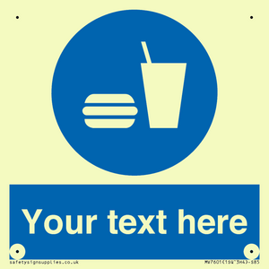 MV7601: Custom mandatory eat and drink