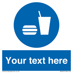 MV7601: Custom mandatory eat and drink