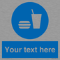 MV7601: Custom mandatory eat and drink