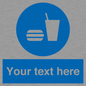 MV7601: Custom mandatory eat and drink