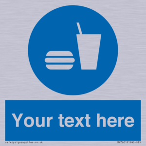 MV7601: Custom mandatory eat and drink