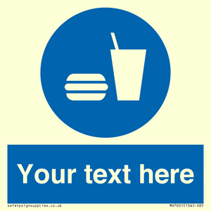 MV7601: Custom mandatory eat and drink