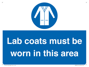 MV7841: Lab coats must be worn in this area