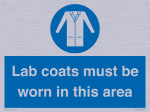 MV7841: Lab coats must be worn in this area
