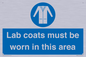 MV7841: Lab coats must be worn in this area