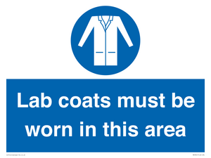 MV7841: Lab coats must be worn in this area