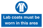 MV7841: Lab coats must be worn in this area