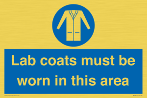 MV7841: Lab coats must be worn in this area