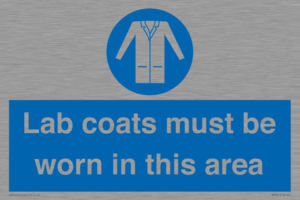 MV7841: Lab coats must be worn in this area