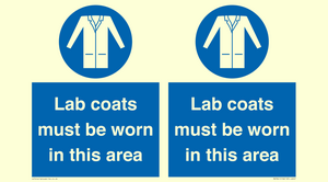 MV7841: Lab coats must be worn in this area