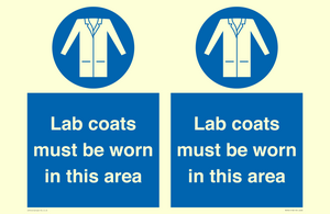 MV7841: Lab coats must be worn in this area