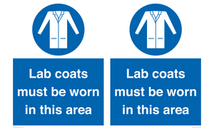 MV7841: Lab coats must be worn in this area
