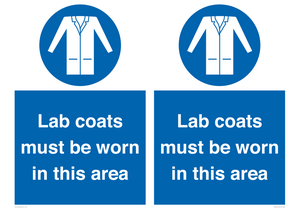 MV7841: Lab coats must be worn in this area
