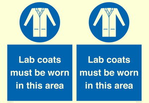 MV7841: Lab coats must be worn in this area