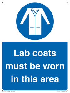 MV7841: Lab coats must be worn in this area
