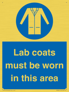 MV7841: Lab coats must be worn in this area