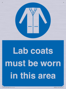 MV7841: Lab coats must be worn in this area