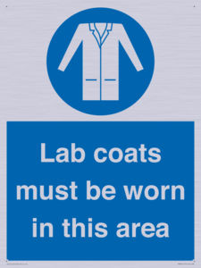 MV7841: Lab coats must be worn in this area