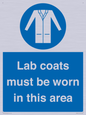 MV7841: Lab coats must be worn in this area