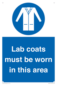 MV7841: Lab coats must be worn in this area