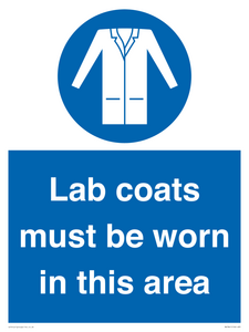 MV7841: Lab coats must be worn in this area