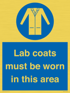 MV7841: Lab coats must be worn in this area
