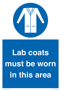 MV7841: Lab coats must be worn in this area